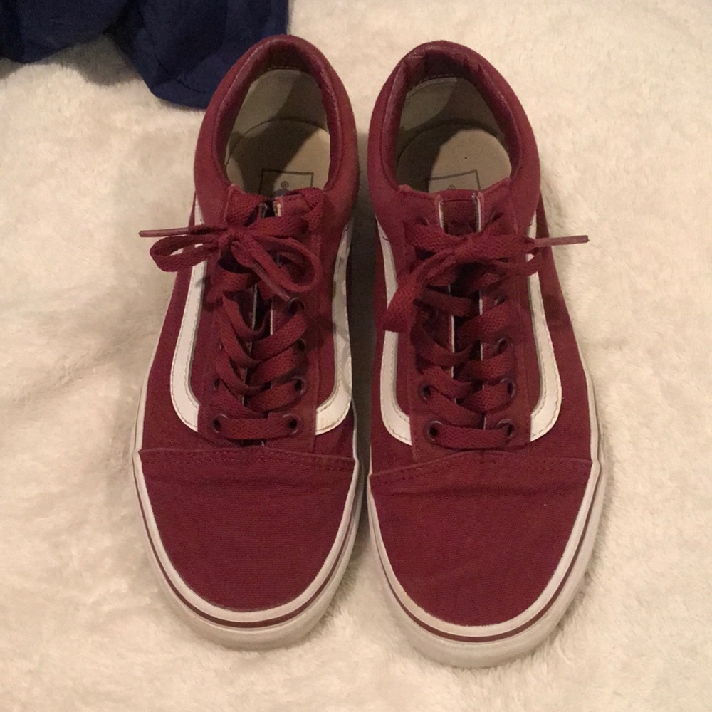 Maroon Vans